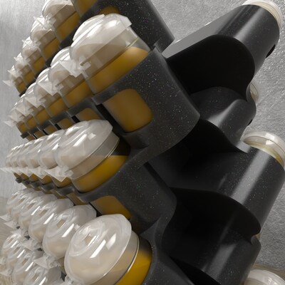 LeviRack Paint Bottle Storage Racks for 32mm Bottles (Citadel, Tamiya, P3) - image6